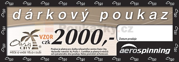 Drkov certifikt Oasis CITY 2000 K