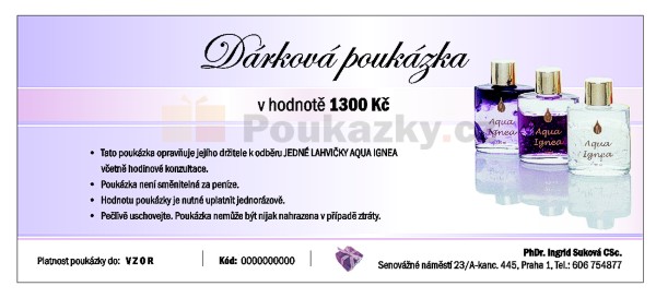 Poukzka na balzm Aqua Ignea 1300