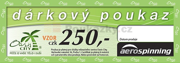 Drkov certifikt Oasis CITY 250 K