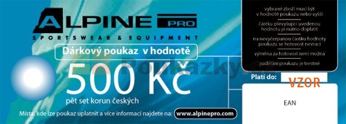 Drkov poukaz Alpine Pro 500 K