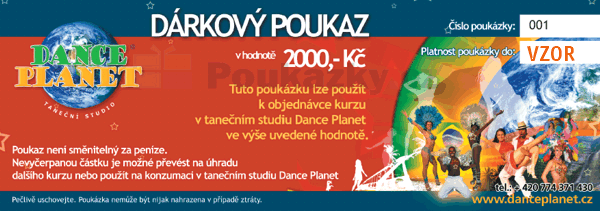 Drkov poukaz na tanen kurz 2000 K