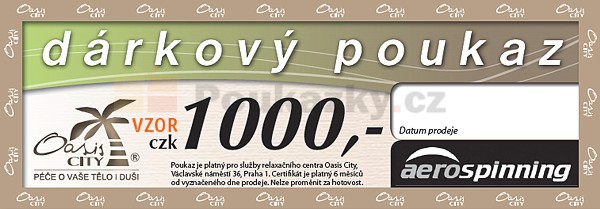 Drkov certifikt Oasis CITY 1000 K