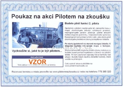 PILOTEM NA ZKOUKU - LETADLO