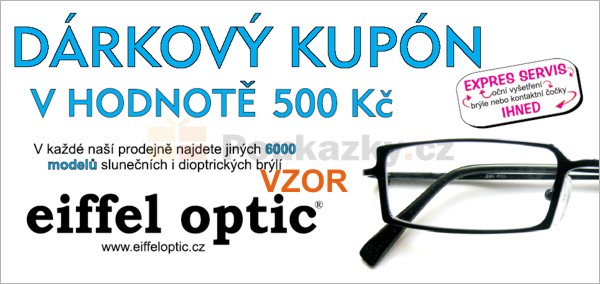 Drkov poukaz eiffel optic 500 K