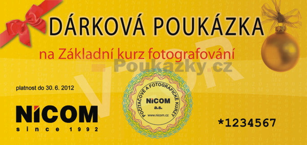Poukzka NICOM na zkladn kurz fotografovn