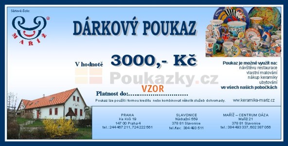 Drkov poukaz Ma 3000 K