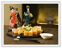 Ukzka pokrmu japonsk restaurace Samuraj